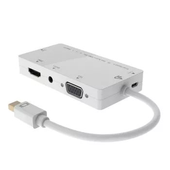Microconnect MDPDVIHDMIVGAAA Dock per laptop/replicatore di porte bianco