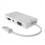 Microconnect MDPDVIHDMIVGAAA Dock per laptop/replicatore di porte bianco