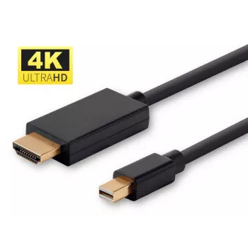 Microconnect MDPHDMI2B-4K Adattatore cavo video 2 m Mini DisplayPort HDMI Type-A (standard) nero