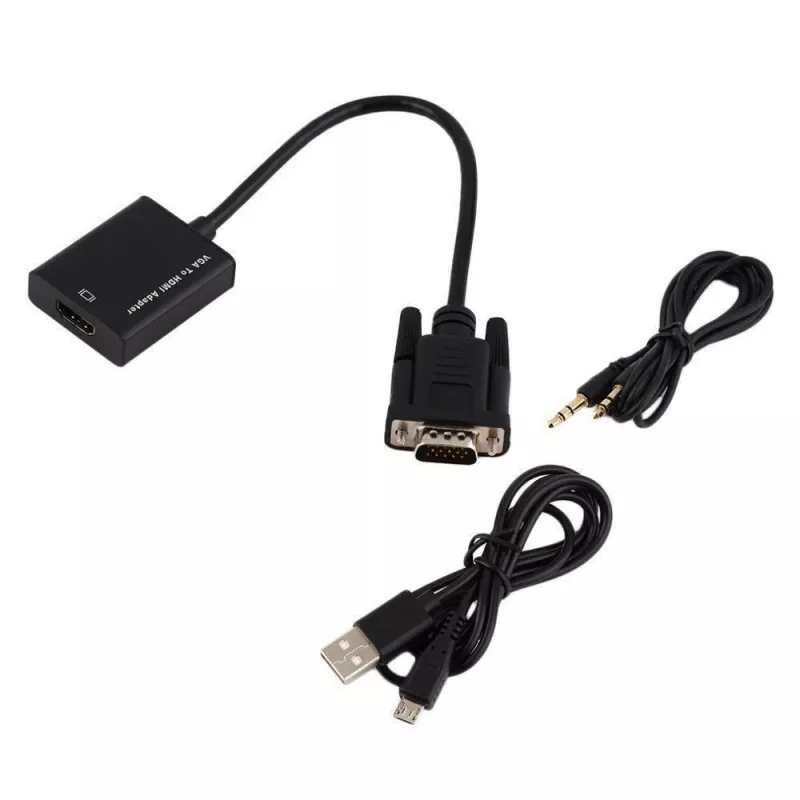 Microconnect MONGGHDMI adattatore cavo video 0,3 m HDMI Type-A (standard) VGA (D-Sub) nero
