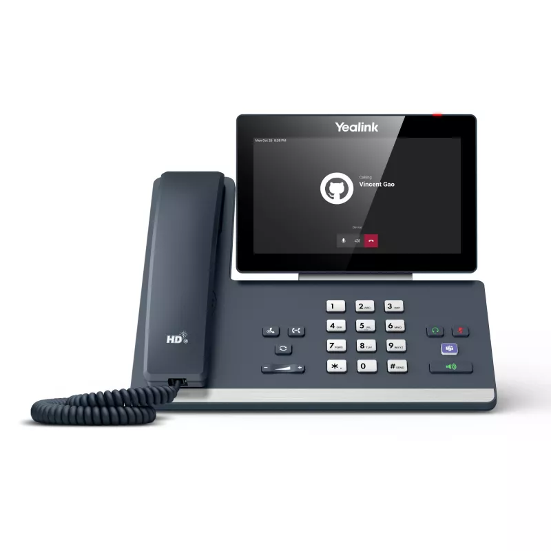 Yealink MP58 Microsoft Teams Edition, telefono IP, grigio, cornetta con filo, scrivania, Android, Microsoft Teams