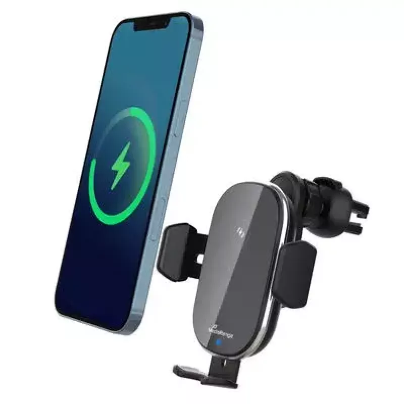 Caricabatterie wireless MediaRange MRMA117 ricarica rapida smartphone nero