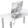 Compulocks Mac Studio Ledge Lock Adapter cavo di sicurezza a chiave argento