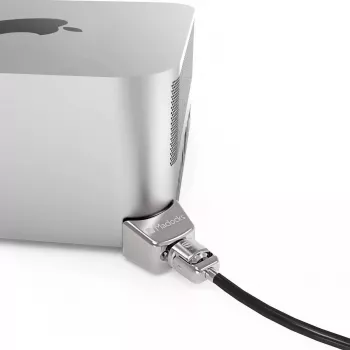 Compulocks Mac Studio Ledge Lock Adapter cavo di sicurezza a chiave argento