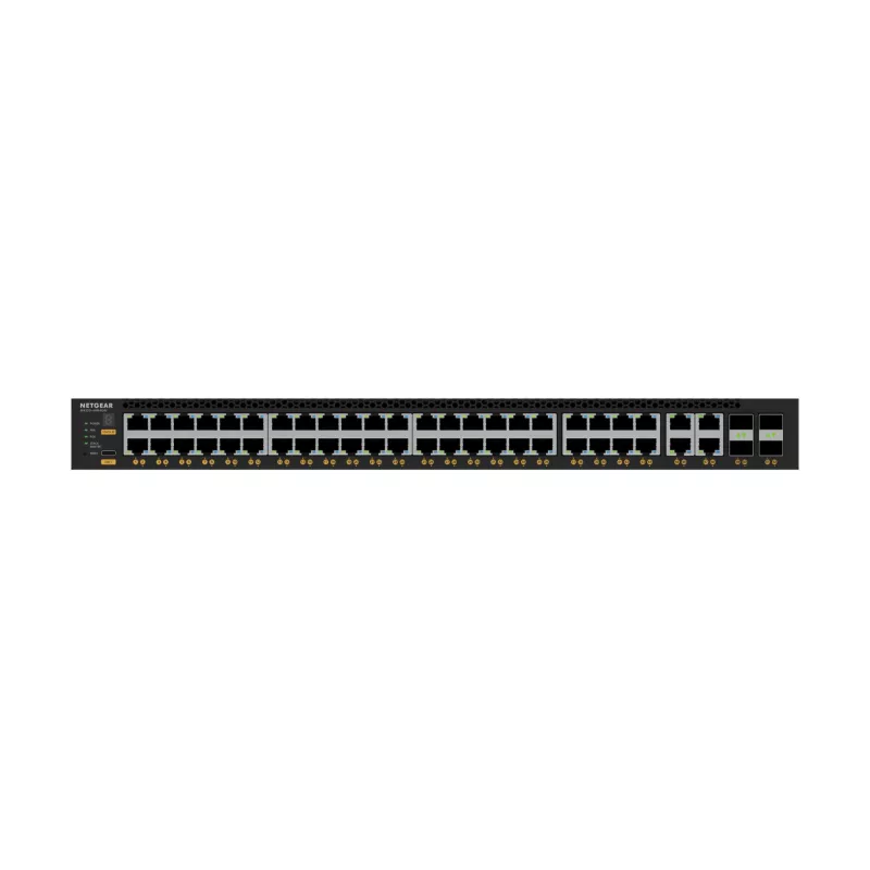 NETGEAR M4350-44M4X4V Managed L3 2.5G Ethernet (100/1000/2500) Power over Ethernet (PoE) 1U nero