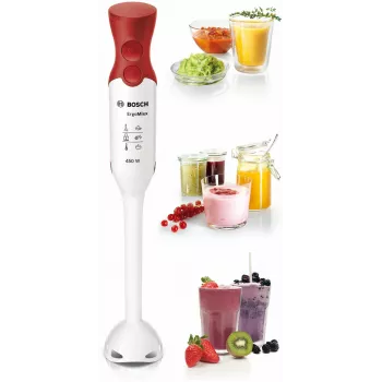 Frullatore a immersione Bosch MSM64010 450 W rosso, bianco
