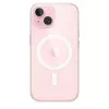 Custodia protettiva per iPhone 15 di Apple, MagSafe, trasparente, PC, per 6,1 pollici