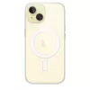 Custodia protettiva per iPhone 15 di Apple, MagSafe, trasparente, PC, per 6,1 pollici