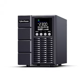 Gruppo di continuità CYBERPOWER OLS1000EA, doppia conversione online, 1 kVA/900 W, 3 uscite IEC C13, onda sinusoidale pura, LCD, tower
