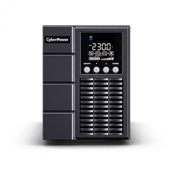 Gruppo di continuità CYBERPOWER OLS1000EA, doppia conversione online, 1 kVA/900 W, 3 uscite IEC C13, onda sinusoidale pura, LCD, tower