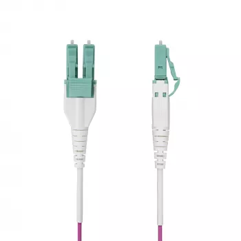 StarTech.com Cavo in fibra ottica multimodale LC-LC (UPC) OM4 da 10 m, Erika Violet, 50/125µm, 40G/100G, LOMMF/VCSEL, cordone jumper in fibra Uniboot, certificato OFNR Riser