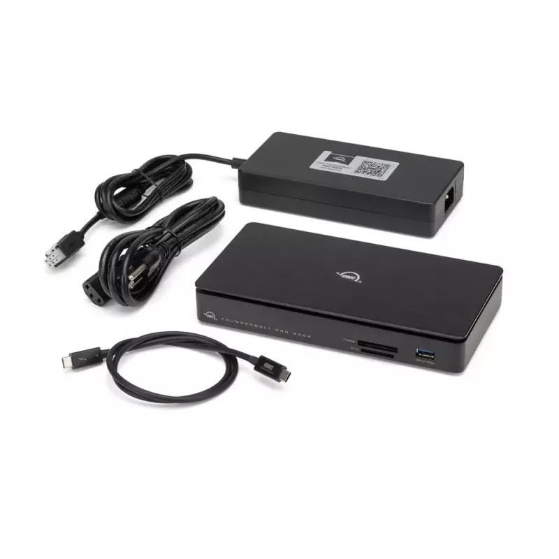 OWC Thunderbolt Pro Dock con filo Thunderbolt 3 nero alimentazione 85W 40 Gbit/s
