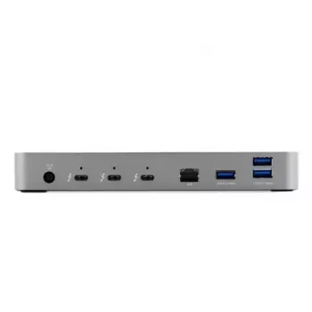 OWC Thunderbolt 4 Dock con filo nero grigio 3,5 mm Ethernet 1000 Mbit/s