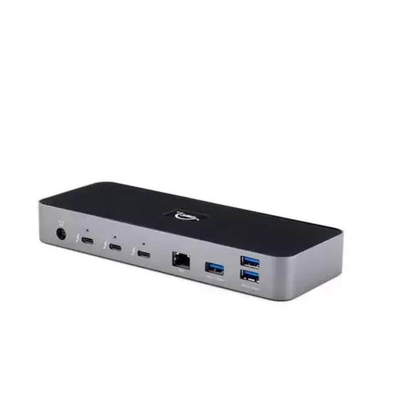 OWC Thunderbolt 4 Dock con filo nero grigio 3,5 mm Ethernet 1000 Mbit/s