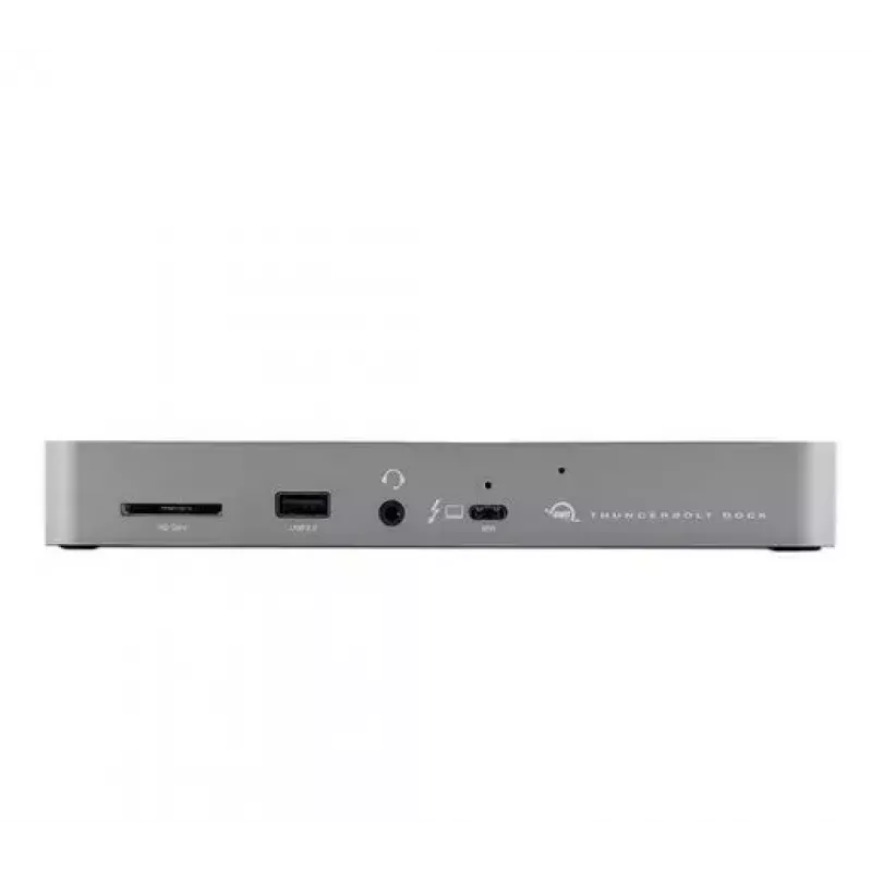 OWC Thunderbolt 4 Dock con filo nero grigio 3,5 mm Ethernet 1000 Mbit/s