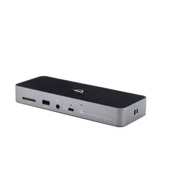 OWC Thunderbolt 4 Dock con filo nero grigio 3,5 mm Ethernet 1000 Mbit/s