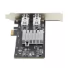 StarTech.com Scheda di rete 2 porte GbE SFP, PCIe 2.0 x1, controller Intel I350-AM2 2x 1GbE, 1000BASE rame/fibra, NIC Gigabit Ethernet dual-port, backplane desktop/server - compatibile Windows e Linux