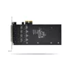 StarTech.com Scheda di rete 4 porte GbE SFP, PCIe 2.0 x2 (compatibile x4, x8, x16), controller Intel I350-AM4 4x 1GbE, 1000BASE rame/fibra, NIC Gigabit Ethernet quad-port desktop/server - Windows e Linux