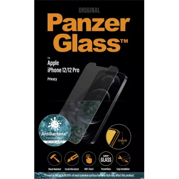 PanzerGlass ® protezione display privacy iPhone 12 | 12 Pro | Standard Fit