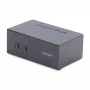 StarTech.com switch KVM DisplayPort 2 porte dual-monitor, 4K 60Hz, 2 porte hub USB 5Gbps, 2 porte USB 2.0 HID, commutazione hotkey e pulsante, conforme TAA – livello di protezione ESD 3