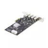 StarTech.com scheda PCIe USB 4 porte, USB 3.2 5 Gbit/s, scheda di espansione PCI Express con 4 controller USB indipendenti, 4 porte USB-A, Windows/macOS/Linux