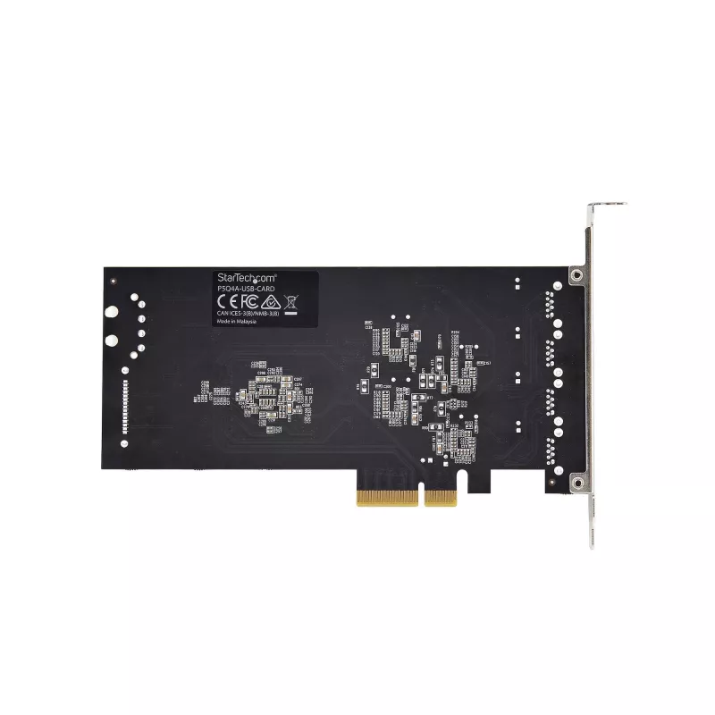 StarTech.com scheda PCIe USB 4 porte, USB 3.2 5 Gbit/s, scheda di espansione PCI Express con 4 controller USB indipendenti, 4 porte USB-A, Windows/macOS/Linux