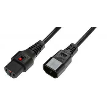 Cavo di alimentazione Microconnect PC1003 nero 1,5 m connettore maschio C13 connettore femmina C14