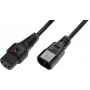 Cavo di alimentazione Microconnect PC1021 nero 2 m connettore femmina C13 connettore femmina C14