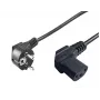 Microconnect PE010530 cavo di alimentazione nero 3 m CEE7/7 connettore femmina C13