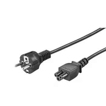 Microconnect PE010810S cavo di alimentazione nero 1 m CEE7/7 connettore femmina C5