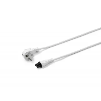 Microconnect PE010818W cavo di alimentazione bianco 1,8 m spina tipo F connettore femmina C5