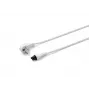 Microconnect PE010818W cavo di alimentazione bianco 1,8 m spina tipo F connettore femmina C5