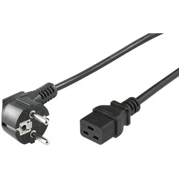 Microconnect PE0771903 cavo di alimentazione nero 3 m CEE7/7 connettore femmina C19