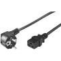 Microconnect PE0771903 cavo di alimentazione nero 3 m CEE7/7 connettore femmina C19