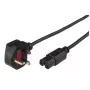 Microconnect PE090420C15 cavo di alimentazione nero 2 m BS 1363 connettore femmina C15