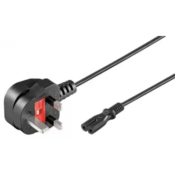 Microconnect PE090718 cavo di alimentazione nero 1,8 m spina tipo G connettore femmina C7