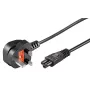 Microconnect PE090818 cavo di alimentazione nero 2 m spina tipo G connettore femmina C5