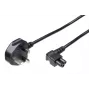 Microconnect PE090818A cavo di alimentazione nero 1,8 m spina tipo G connettore femmina C5