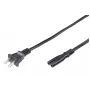 Microconnect PE110718 cavo di alimentazione nero 1,8 m spina tipo A connettore femmina C7