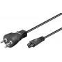 Microconnect PE120810 cavo di alimentazione nero 1 m spina tipo K connettore femmina C5