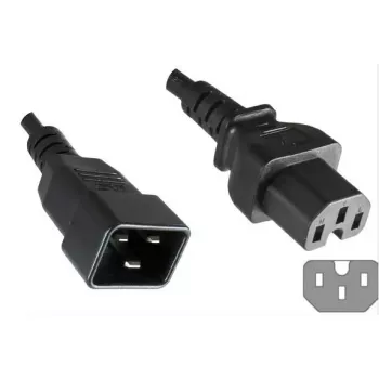 Cavo di alimentazione Microconnect PE152018 nero 1,8 m connettore femmina C20 connettore femmina C15