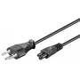 Cavo di alimentazione Microconnect PE160850 nero 5 m connettore femmina C5