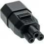 Adattatore per cavo Microconnect PEA0408 C14 C5 nero