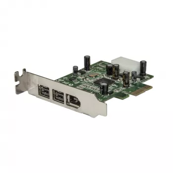 StarTech.com scheda adattatore FireWire PCI Express 1394 3 porte 2b 1a low profile