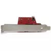 StarTech.com scheda controller 2x M.2 SATA SSD – PCIe, PCIe, M.2, full-height / low-profile, PCI 2.0, rosso, CE, FCC, TAA