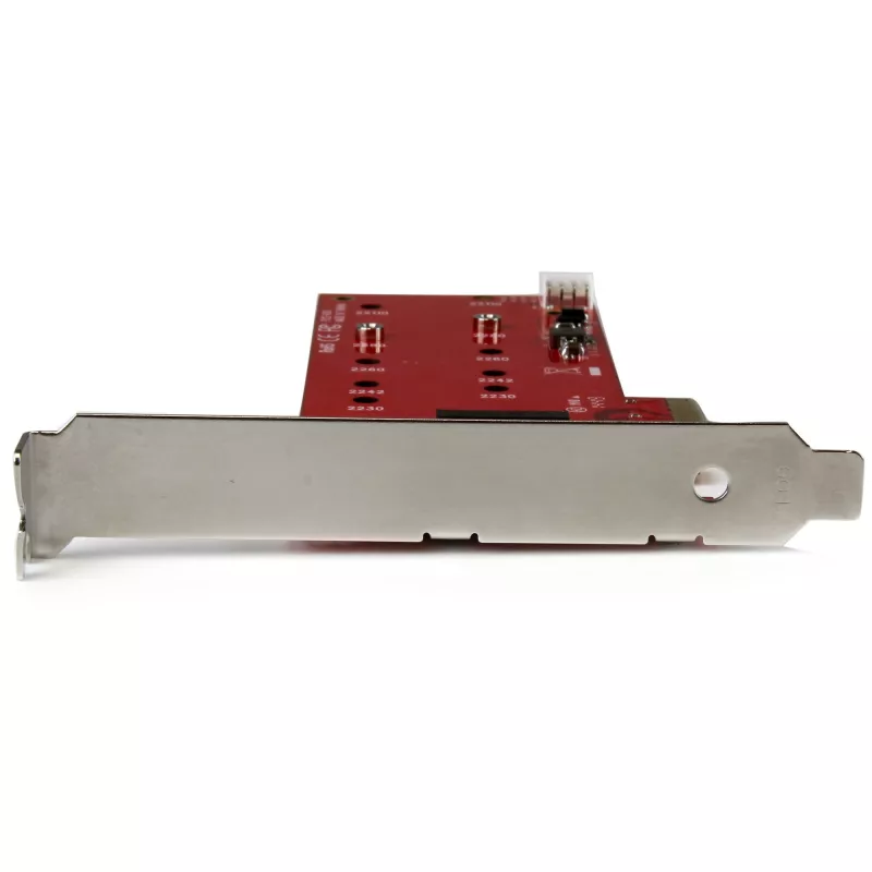 StarTech.com scheda controller 2x M.2 SATA SSD – PCIe, PCIe, M.2, full-height / low-profile, PCI 2.0, rosso, CE, FCC, TAA