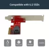 StarTech.com adattatore x4 PCI Express su SFF-8643 per SSD PCIe NVMe U.2