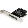 StarTech.com scheda controller SATA 6 Gbit/s eSATA PCI Express a 2 porte – scheda PCIe SATA III dual-port – 2 int/2 ext