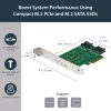 StarTech.com scheda adattatore 3 porte M.2 SSD (NGFF) – 1 x PCIe (NVMe) M.2, 2 x SATA III M.2 – PCIe 3.0