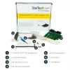 StarTech.com scheda adattatore 3 porte M.2 SSD (NGFF) – 1 x PCIe (NVMe) M.2, 2 x SATA III M.2 – PCIe 3.0